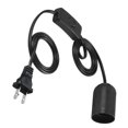 thumbnail image 4 of Plastic Black E27 Ceramic Heating Strip Independent Switch Lamp Holder for Reptile Tortoise LizardUS Plug 110V, 4 of 10