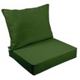 thumbnail image 1 of Vargottam Outdoor Deep Seat Patio Cushions Set 2pcs Seat Set All Weather Replacement Cushion Patio Seat And Back Cushion Set 25"x25"x5" Inches-Dark Green, 1 of 9