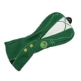 thumbnail image 2 of Golf Club Head Covers, PU Leather Waterproof Headgear Set with Interchangeable No. Tags, Simple Convenient to Use, Elastic Neckline, Soft Thick Lining, Green Jacket Design, 2 of 7