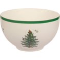 thumbnail image 1 of Holiday Ceramic Christmas Dinnerware & Cutlery Set with Festive Tree Plates, Bowls, Mugs, Saucers for Holiday Dining, 1 of 7