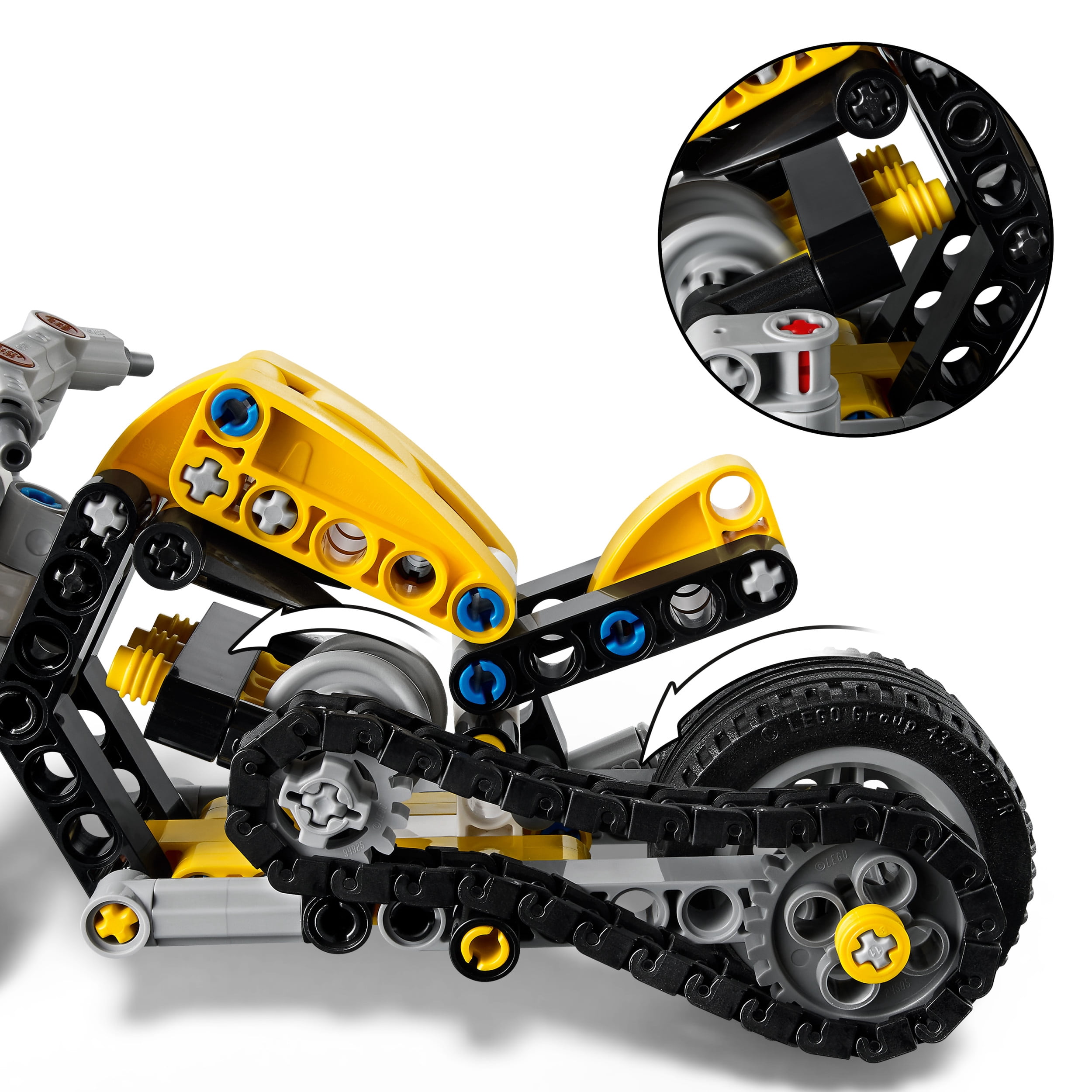 LEGO Technic La Moto Jaune, Jeu de construction 42225