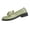Green, variant on Commforr Bow Flats, Womens Walking Shoes, Bow Loafers for Women, Slip On Shoes Women, Ladies Patent Leather Loafers with Bow, Slip-On Flat Shoes, Casual Comfort Footwear, Black, 5.5