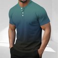 thumbnail image 2 of Plebaso Mens Fashion Tshirts Button Short Sleeve Pullover Shirts Summer Casual Basic Tees Tops for Men, 2 of 6
