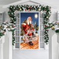 thumbnail image 4 of Huanglei Christmas Door Decoration Door Cover Hanging Cloth Holiday Party Layout Scene Background Cloth, 4 of 4