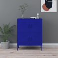 thumbnail image 1 of vidaXL Armoire de Rangement Bleu Marine 80x35x101,5 cm Acier, 1 of 5