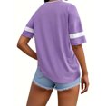 thumbnail image 4 of Hauts Actifs pour Femmes Hauts à Col pour Femmes T-Shirt Décontracté Haut T-Shirt Uni à Manches Longues Femmes T-Shirt à Manches Longues Femmes T-Shirt de Course Femmes T-Shirt Femmes T-Shirt à Manches Longues Femmes Course, 4 of 4