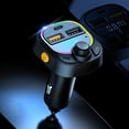 thumbnail image 1 of Dvkptbk Car Bluetooth MP3 Player Multifunctional Car Charger FM Transmitter Car Charger Fast Charging, 1 of 6