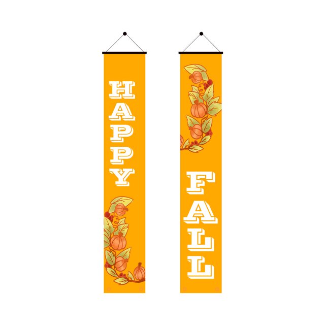 XZNGL Autumn Hanging Banner Porch Decoration Thanksgiving Party Decoration