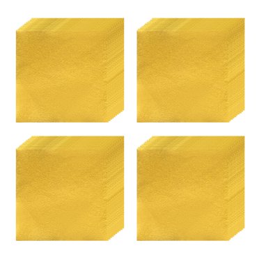 200pcs Foil Candy Wrappers, 6 x 6 Inch Chocolate Bar Wrappers, Aluminum Foil Paper (Gold, Orange Peel)