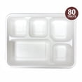 thumbnail image 2 of Go4Green Plateaux à 5 Compartiments Compostables, 80 Pcs, 2 of 9