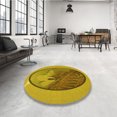 thumbnail image 4 of Ahgly Company Tapis d'Intérieur Lavables en Machine, Rectangle Transitionnel, Brun Bisque Foncé, 3' x 5', 4 of 7