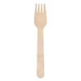 thumbnail image 2 of 100Pcs Wooden Forks Bulk Compostable Forks Spoons and Knives Set Eco-Friendly Disposable Utensils for Parties & Catering(5.5" Forks), 2 of 9
