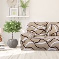 thumbnail image 2 of CHOK Housse de Sofa Extensible en Spandex pour Causeuse Fleur Rouge Moyen, 2 of 6