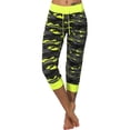 thumbnail image 1 of Innerwin Sport Trousers Drawstring Ladies Bottoms Running Elastic Waist Breathable Capri Pants Yellow M, 1 of 6
