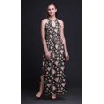 thumbnail image 2 of Bimba Floral Ladies Sleeveless Long Print Maxi Dress with Side Slits Summer Wear-XX-Large, 2 of 6