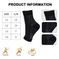 thumbnail image 2 of 3Pairs Soothe Relief Compression Socks, Fitness Compression Socks Elastic Cycling Socks Ankle Brace for Plantar Fasciitis Sleeve Soothe, 2 of 8