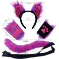 thumbnail image 3 of TIELUTT Serre-Tête Oreilles de Chat avec Ensemble & Queue pour Fêtes & Rôle de Chat Événement Table Robe de Fête pour Femmes Décorations de Fête Robe de Fête d'Anniversaire pour Femmes Robe de Fête pour Femmes Élégante, 3 of 6