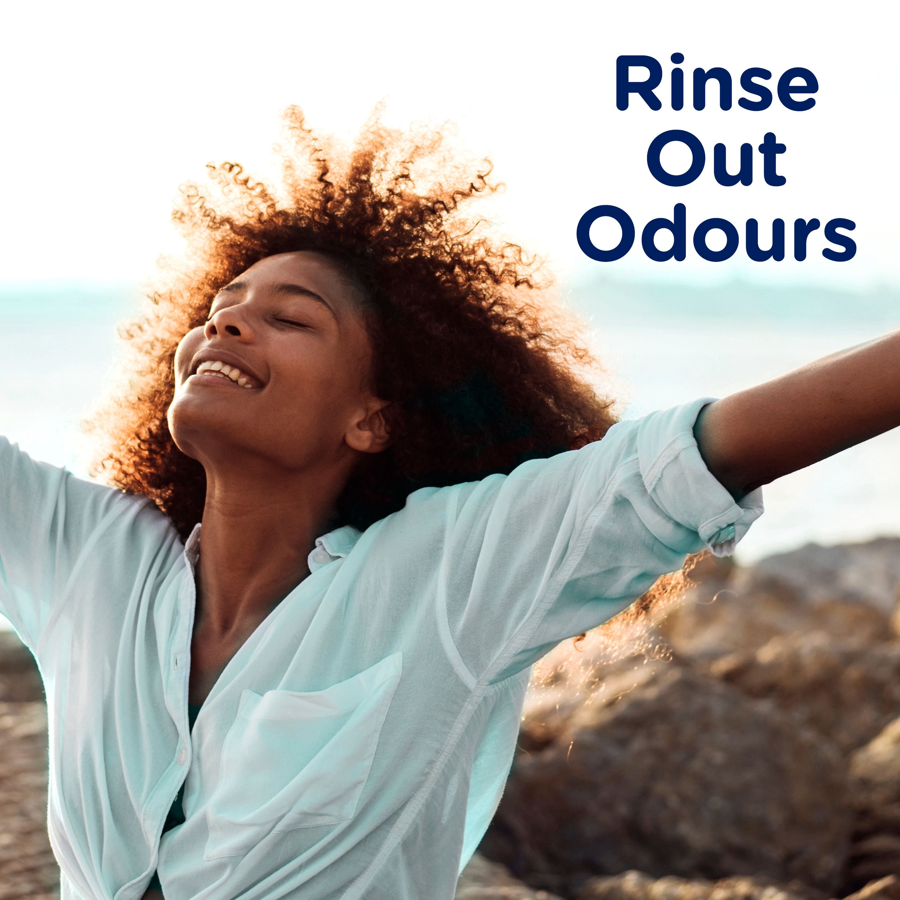 Downy Rinçage Purifiant Éliminateur d'Odeurs pour la Lessive, Parfum Fraîcheur Cotonnière, Assouplissant Textile et Rinçage d'Élimination des Odeurs pour la Lessive, Combat les Odeurs à la source, Compatible HE 54WL