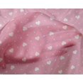 thumbnail image 4 of oneOone Silk Tabby Fabric Dot & White Heart Decor Fabric Printed BTY 42 Inch Wide, 4 of 4