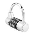 thumbnail image 2 of 4 Dial Digit Code Lock Scratch-proof Combination Padlock Travel Anti-theft Padlocks Portable Locker Password Lock, 2 of 7