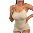 thumbnail image 2 of Birdeem Gilet Sans Coutures pour Femmes, Couleur Unie, Gainant et Gainant pour le Ventre, à Bretelles, Col Rond, 2 of 6