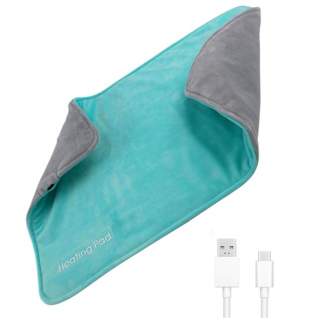 SDNall Heated Blanket Throw, Super Soft Blanket, Usb to Usb Cable, USB Heated Blanket - 15W High-Power, 55 Degrees Heating, Machine Washable, Temperature Control Protection