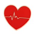 thumbnail image 1 of Lisbinx Jewelry for Women Clearance Creative Cartoon Heartbeat Red Shape Accessory Brooch, 1 of 1