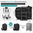 thumbnail image 4 of Joyway 4-Piece Luggage Set with Travel Backpack Front Opening Expandable Spinner Suitcases TSA Lock YKK Zippers, 4 of 7