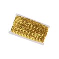 thumbnail image 1 of 13m Sequins Paillette Ribbon Trim Braid Trim Lace DIY Headband Accessories sequin braid Sewing Clothing Gold, 1 of 8