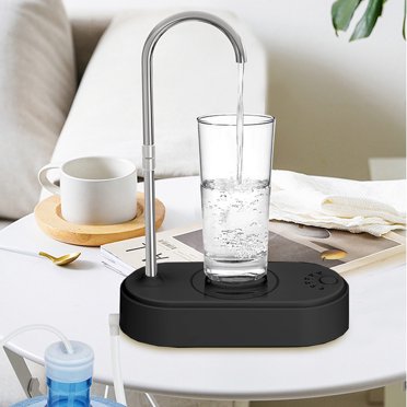 Water Bottle Dispenser, USB Charging Tray Charging Pures Water Drinking Machine Water Press Bottled Water Pump Automatic Water Dispenser Electric/ Home Essentials