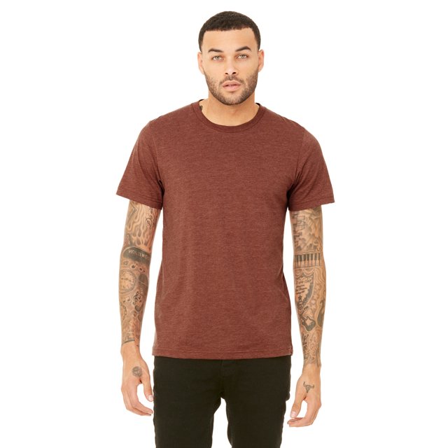 Bella + Canvas T-Shirt Unisexe en Jersey CVC Chiné