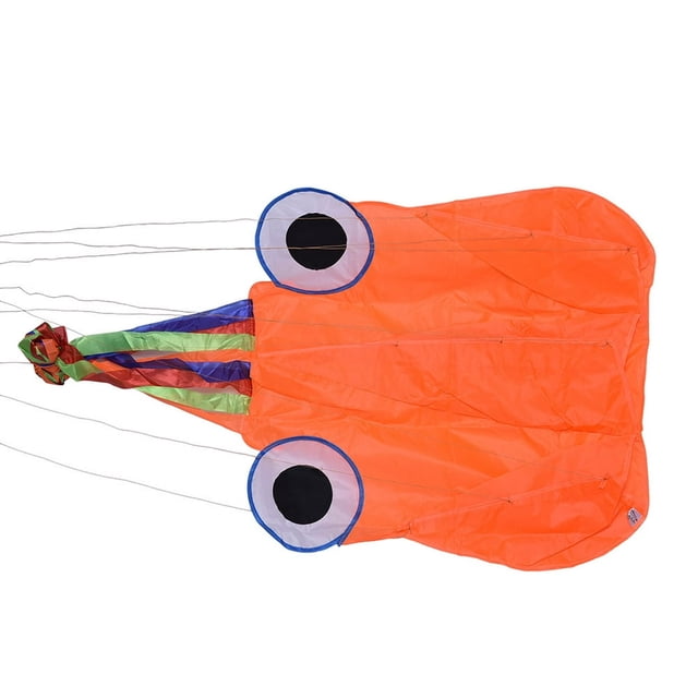 4M Single Line Stunt Red Octopus Power Sport Flying Kite Outdoor Toy Hot Sale