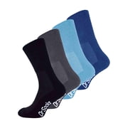 4 Pairs Mens Bamboo Diabetic Socks | Dr.Socks | Non Elastic Wide Diabetic Socks for Swollen Feet