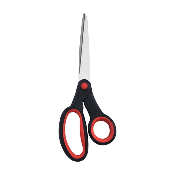 Ciseaux Professionnels Rouges pour Gaucher en Acier Inoxydable Outil de Bureau et de Couture Prise Ergonomique Confortable pour Coupe de Précision Usage Polyvalent 1 Pce Poids 0,26 Lb