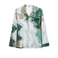 thumbnail image 4 of Jamicy Ensembles de Pyjama pour Femmes Décontractés Mode Imprimés Manches Longues Hauts Confortables avec Pantalons Longs Ensemble de Tenue d'Intérieur Ensemble de Pyjama Doux pour Dames Vert, 4 of 4