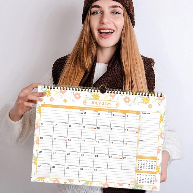 Lisbinx Calendrier de Bureau Anglais 2025.7 à 2026.12
