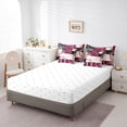 thumbnail image 4 of YST Geometric Circles Swirls 7 Piece Down Comforter Set, Queen, 4 of 5