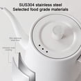 thumbnail image 4 of XZNGL Stainless Steel Electric Kettle Electric Kettle Gooseneck Kettle, 800Ml Water Kettle, Tea Pot Stainless Steel for Coffee & Tea with Fast Heating, Auto-Shut Off and Boil-Dry Protection Tech, 4 of 7