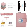 thumbnail image 2 of 5PCS Credit Card Case Rfid Protection Card Holder Wallet Women Leather With 12 Cards 4 Id Windows & 2 Money Coin Pocket Compartments Wallet Women Small Wallet Women, 2 of 7