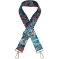 thumbnail image 1 of GFDYREE Wide Handbag&Purse Strap Jacquard Woven Guitar Style Multicolor Replacement Strap Canvas Adjustable Crossbody Bag Strap, 1 of 5