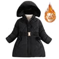 thumbnail image 1 of Kcodviy Girl's Padded Jacket in Girls Light Jacket The Long Plus Thickening Light Girls Jacket foreign Style Female Down Kids Fall Jacket Girls Padded Jacket Winter, 1 of 5
