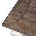 thumbnail image 3 of Bowery Hill Contemporary Rubberwood Solids 3-Piece Table Set in White, 3 of 13