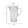 thumbnail image 4 of Mainstays 9.5-Inch Acrylic Serving Pitcher, 4 of 5