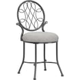 thumbnail image 1 of Hillsdale Furniture O'Malley Metal Vanity Stool Metallic Gray, 1 of 17