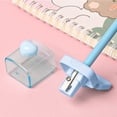 thumbnail image 3 of 3Pcs Heart Shaped Pencil Sharpener! Fufafayo Four Color Rotating Hole Sharpener for Kids, Transparent Cover Pencil Sharpener for School, Portable Pencil Sharpener for Students, Cute Sharpener for, 3 of 5