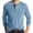 Light Blue, variant on Aqestyerly Men's Long Sleeve Muscle T-Shirt,Beefy Fit Solid Color Round Neck Tee,Long Sleeve Blouse Shirt Casual Gym Top For Men HWRETIE