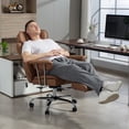 thumbnail image 2 of HOMCOM 400LBS Heated Massage Office Chair, Executive Office Chair, Brown, 2 of 10
