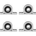 thumbnail image 2 of maskred 4 Pcs Inner Bore Ball Mounted Pillow Block Flange Micro Vertical Bearing Pillow Block Bearing No.2, 2 of 6