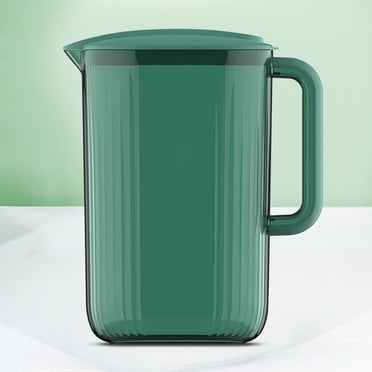 Clearance Tyidzon Water Jug Pitcher with Handle Pitcher with Lid Breakage-Proof for Making Teas Juices and Milk Plastic Pitcher