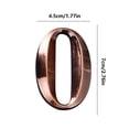 thumbnail image 3 of Vaidha Black Modern House Numbers Mailbox Numbers 0-9 Self-Adhesive Street Door Home Address Metal Numbers For Outside Or Inside Signs Easy Install, 3 of 3
